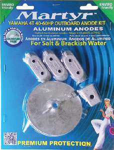 Martyr Anodes CMY6090KITM Anode Kit for Yamaha 60-90 HP Outboards, Magnesium