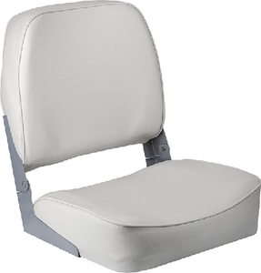 Wise Seating 3313710 Low Back Boat Seat White Marine Grade Vinyl