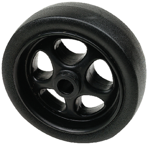 Fultyme RV 1035 6-Inch Black Poly Spare Jack Wheel