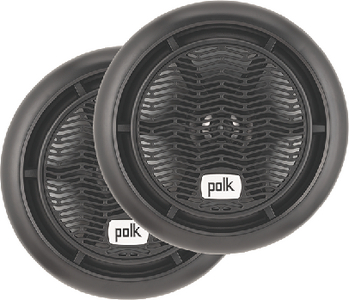 Polk Audio UMS66BR Ultramarine Coaxial Speaker 6.6", Black