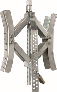 Camco 44662 Eaz-Lift 10" Premium Metal Wheel Stop with Wrench and Lock