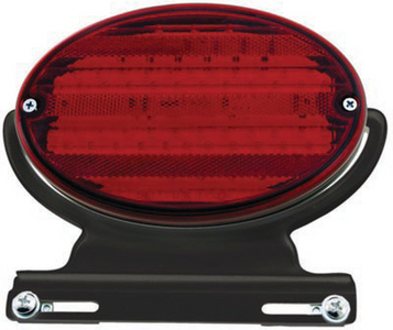 Diamond Group DG52715VP 8" Oval LED Stop/Tail/Turn Light with License Plate Holder