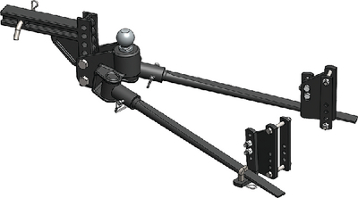 Blue Ox BXW1053 TrackPro Weight Distribution Hitch 1000 lb Tongue Weight Underslung