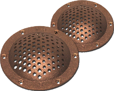 Buck Algonquin 00SR500 5" Bronze Round Strainer for Marine Thru-Hull
