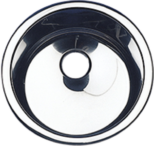 Scandvik 10243 Sink Round 13.25x7.25" Polish