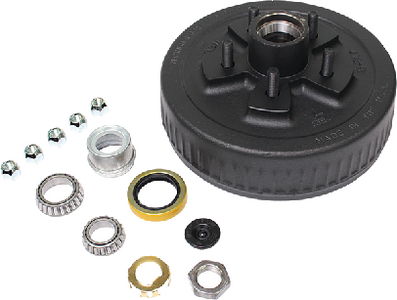 Dexter K0824794 Hub Kit for 3500 lb Axle 5 on 4.5 E-Z Lube with Wheel Nuts