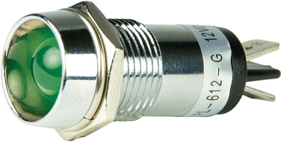 BEP Marine 1001103 LED Pilot Indicator Light Green 12V