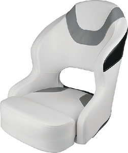 Wise Seating 33141782 Baja Series Bucket Seat White Grey Black