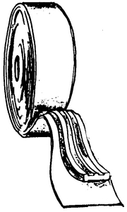 Permatite Manu. DS5170-30 Extruded Butyl Tape 3/16" x 7/8" x 30' Grey