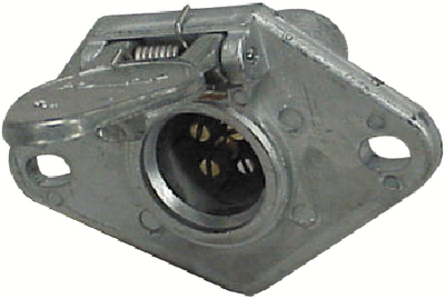 Pollak 11-404EP 4-Way Trailer Connector Socket