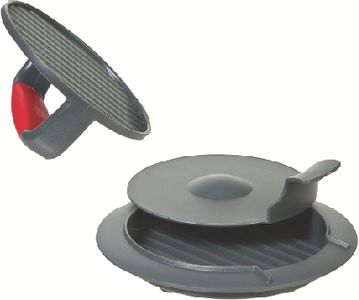 Progressive Int'L HPM-10 Perfect Burger Press with Dimple Insert