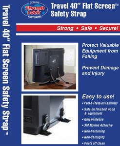 Ready America MRV4615 Travel 40" Flat Screen TV Safety Strap Kit