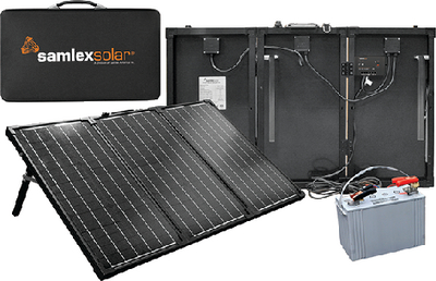 Samlex MSK-135 135W Portable Solar Charging Kit with Charge Controller
