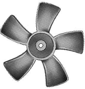 Vent Line By Dexter BVA0163-00 6in Fan Blade CCW 1/8in Shaft