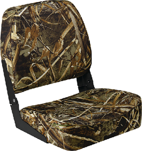 Wise Seating 3312733 Low Back Boat Seat Realtree Max 5 Camo Marine Vinyl