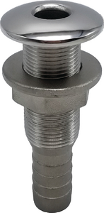 Buck Algonquin 70THH200 Thru Hull Fitting 2 Inch 316 Stainless Steel with Hose End