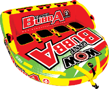 Wow Sports 171070 WOW Bubba Hi-Vis Towable Tube 1-4 Riders