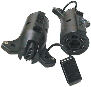 Pollak 12-716EP 7-Way to 4-Way Flat Trailer Wiring Adapter