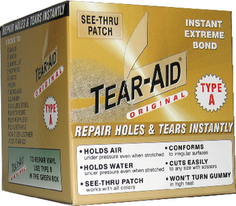 Tear Repair D-ROLL-A-20 Tear-Aid Type A Repair Patch Roll 3in x 5ft