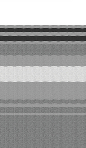 Powerwinch JU218D00 20' RV Awning Fabric White with Dune Stripes