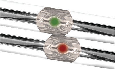 Taco Metals F38-6602-1 Rub Rail Mounted LED Navigation Light Kit