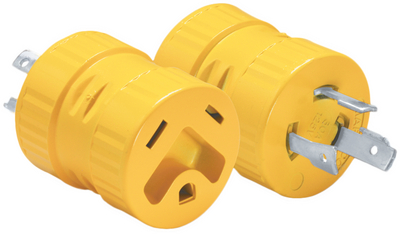 ParkPower by Marinco 127A RV Generator Adapter 20A Locking to 30A Female