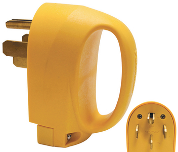 ParkPower by Marinco 50MPRV 50 Amp Male Replacement Plug with Extra Wide Handle