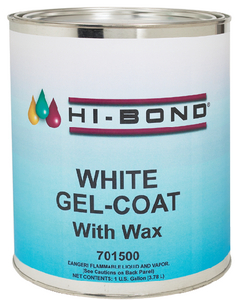 Hi Bond 701480 White Gel Coat With Wax - Pint