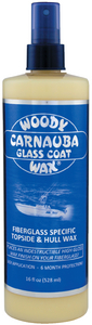 Woody Wax CARGC16 Carnauba Glass Coat Marine Fiberglass Wax 16 oz