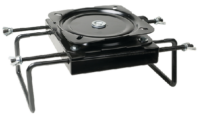 Swivl-Eze 157003 Clamp-On Boat Seat Swivel - Black Powder Coated