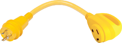 ParkPower by Marinco 171ARV 30A Locking Male to 30A Female RV Power Adapter