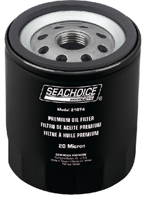 Seachoice 21074 Oil Filter for GM/Chevrolet V-6 Marine Engines