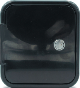 Thetford 94252 Gravity Water Hatch with Key - Black