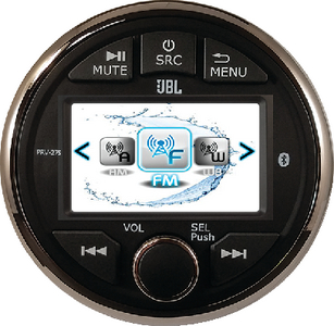 JBL JBLPRV275 Gauge Style Marine Bluetooth Receiver with 2.75" Display