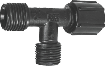 Flair-It Sales 30836 PEXLock Tee Fitting 1/2 Inch Male x 1/2 Inch Swivel x 1/2 Inch Male