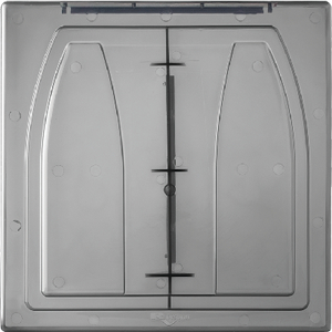 RV Designer V201 Roof Vent Lid Cover for Elixir Pre-2008 Models Smoke