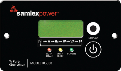 Samlex RC-300 Remote Control for PST Series Pure Sine Wave Inverters