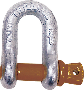 HWH 10319068 Hot-Dip Galvanized Screw Pin Anchor D-Shackle 3/4 Inch