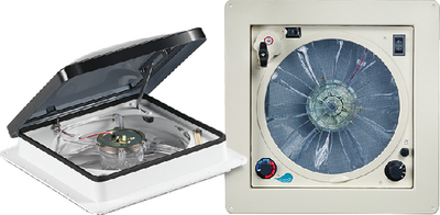 Fan-Tastic Vent Co 9108870060 Roof Vent Fan with Thermostat and Rain Sensor