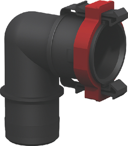 Flow-Rite MA049 Qwik-Lok Socket 1-1/8" 90-Degree Elbow Fitting