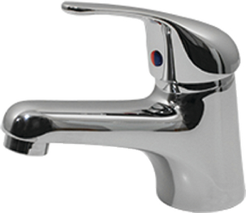 Scandvik 10485P Chrome Plated Brass Basin Mixer Faucet with Ceramic Valve