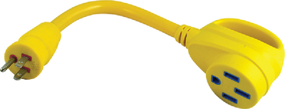 ParkPower by Marinco 1550ARV 15A Male to 50A Female RV Power Adapter