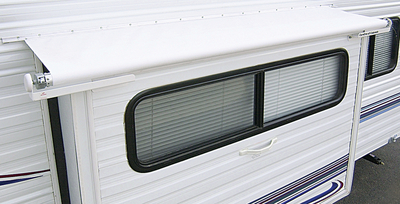 Powerwinch DG1440042 Replacement RV Slide-Out Awning Fabric 144" White Vinyl
