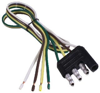 WirthCo 80903 4-Way Male Trailer Wiring Harness 24 Inch