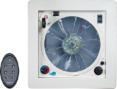 Fan-Tastic Vent Co 9108870600 RV Roof Vent Upgrade Kit with Rain Sensor and Remote