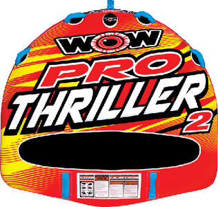 WOW Sports 201090 Big Thriller Pro Series Towable Tube 1-2 Riders