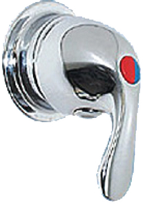 Scandvik 10500P Compact Shower Mixer Chrome Plated Brass Marine