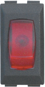 Diamond Group DG131PB 12V Illuminated On/Off Rocker Switch with Red LED