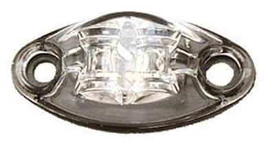 Diamond Group DG52504VP LED Marker Light Clear Red 2-Wire Dragon's Eye