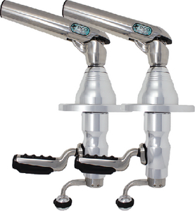 Taco Metals GS500 Pro Series Outrigger Mount Pair with Twist & Lock